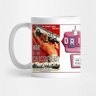 Drive-In Double Feature - Attack of the Giants Mug